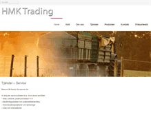 Tablet Screenshot of hmktrading.com